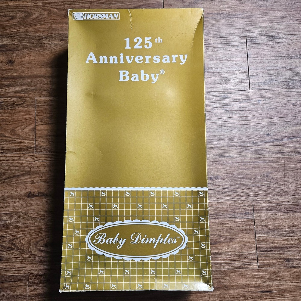 Horsman‎ 125th Anniversary Doll Baby Dimples 1990 Limited Edition 7164-7 w/ Box